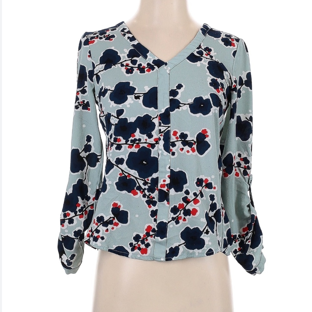 ModCloth Floral Blouse - Picture 3 of 12